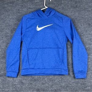Nike Therma-FIT cozy blue hoodie 
Youth Boys L